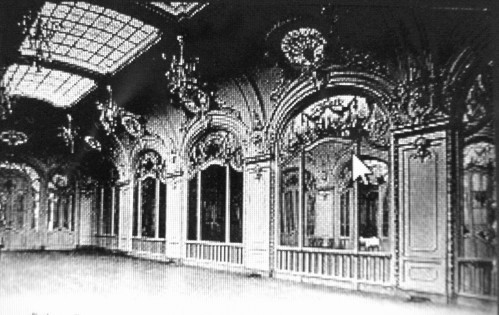 Carte postale ancienne Salon degermann vue