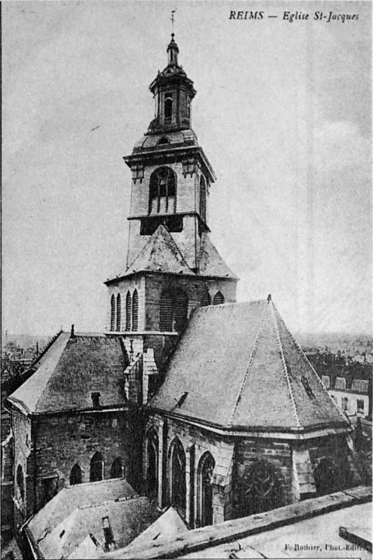 Carte postale ancienne St jacques Reims 73505