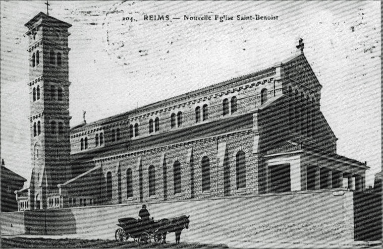 Carte postale ancienne St-Benoist avant 14-18 à Reims