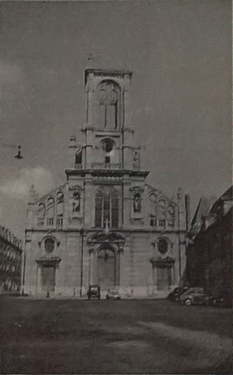 Carte postale ancienne Eglise st maurice en ruinée