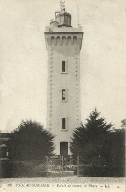 Carte postale ancienne Pointe de Grave - Le phare