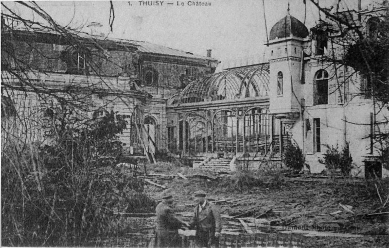 Carte postale ancienne Thuisy château 73507