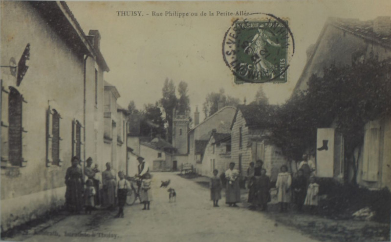 Carte postale ancienne Thuisy en 1908 9642