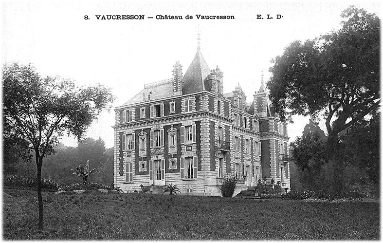 Carte postale ancienne Vaucresson - Château à Vaucresson