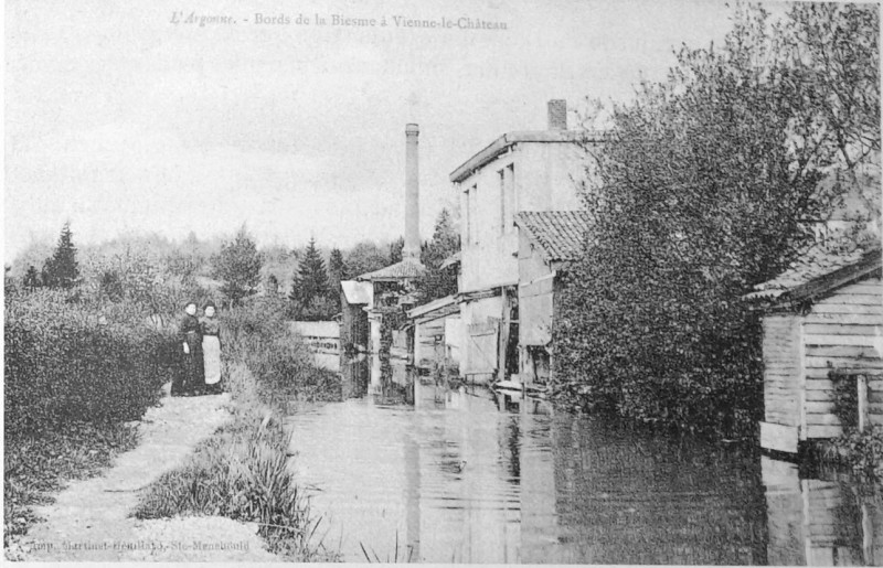 Carte postale ancienne Vienne le chateau bord de biesme 100586