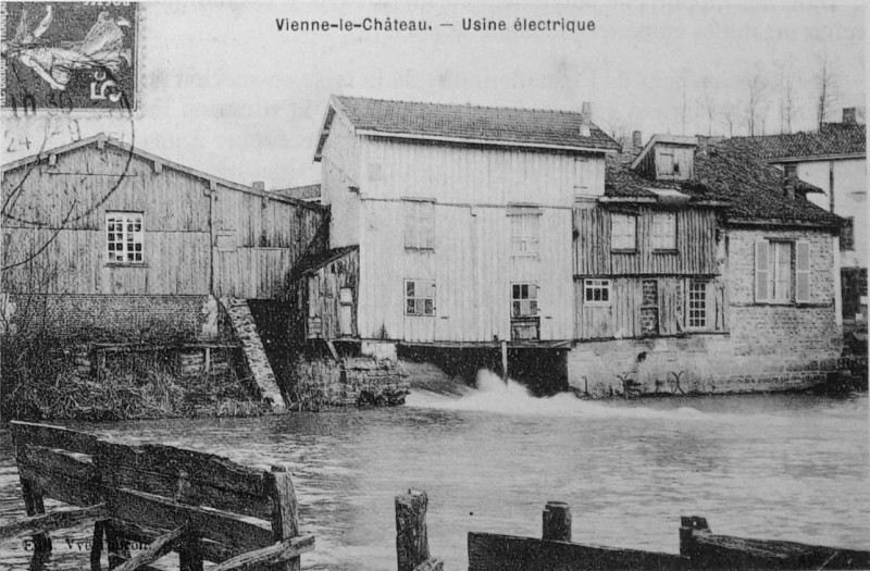 Carte postale ancienne Vienne le chateau usine electrique 100586
