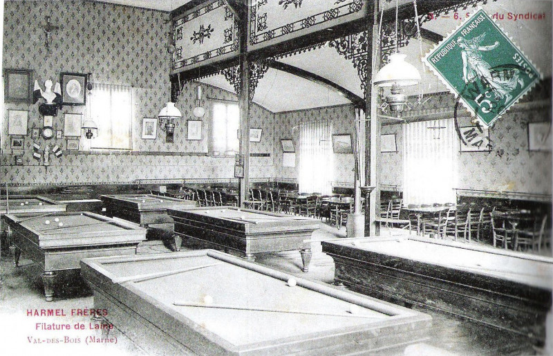 Carte postale ancienne Val des Bois salon du syndicat