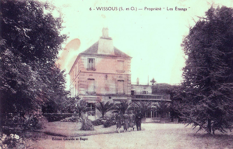 Carte postale ancienne Wissous - Propriété Les Etangs