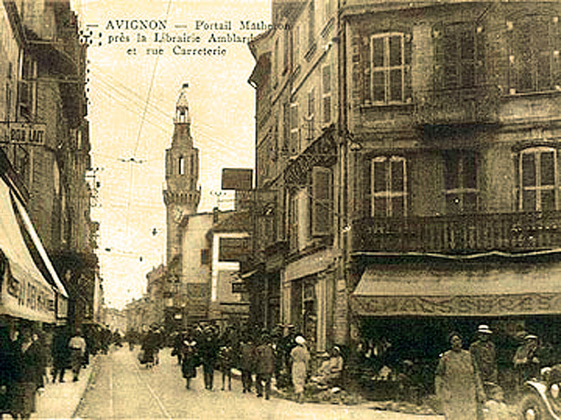 Carte postale ancienne Portail Matheron