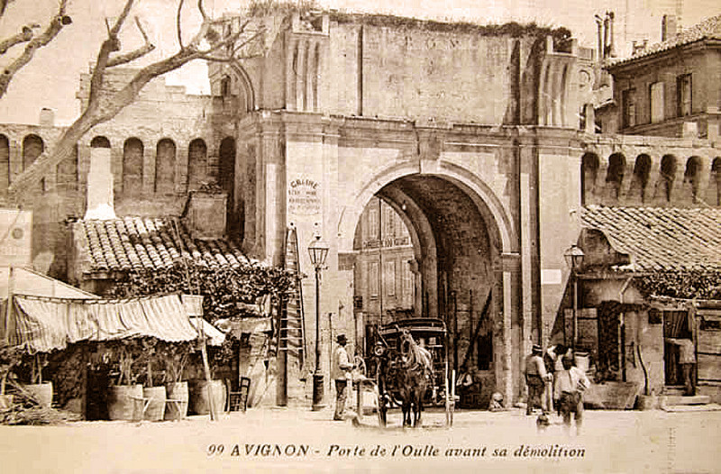 Carte postale ancienne Porte de l'OUlle avant démolition