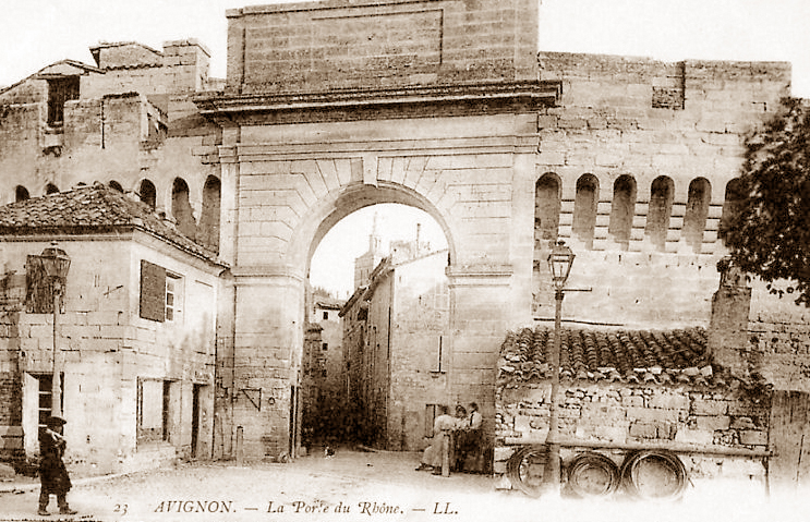 Carte postale ancienne Porte du Rhône