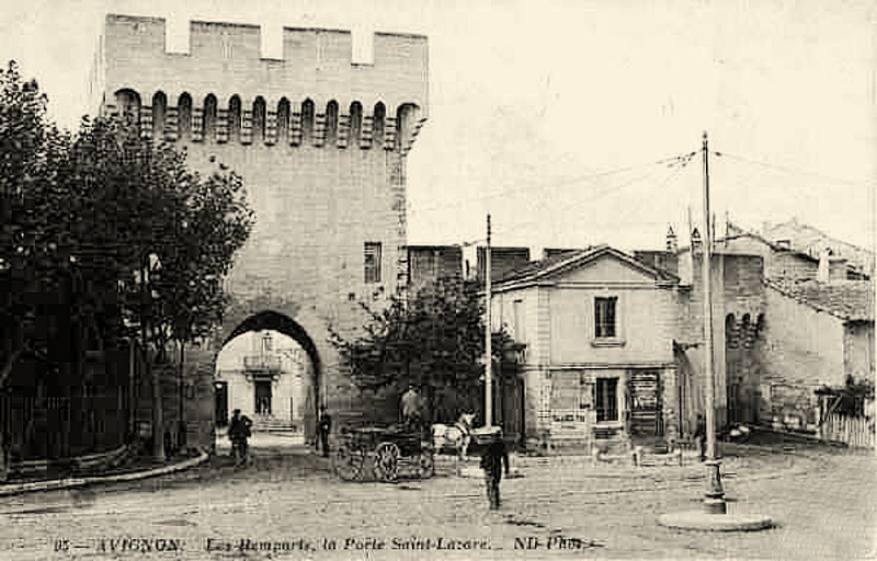 Carte postale ancienne Porte Saint-Lazare