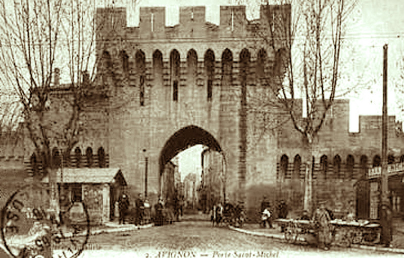 Carte postale ancienne Porte Saint-Michel