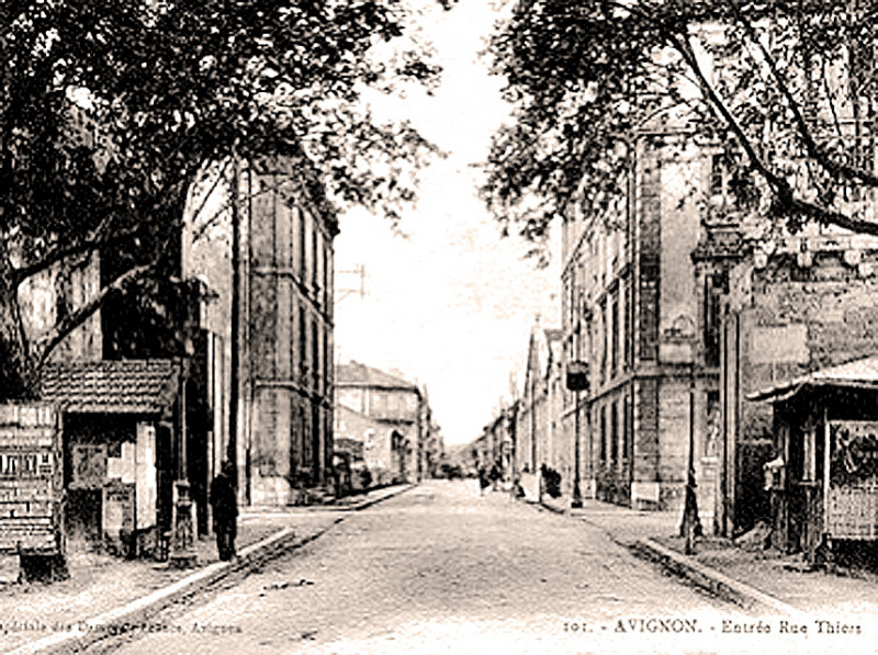 Carte postale ancienne Porte Thiers