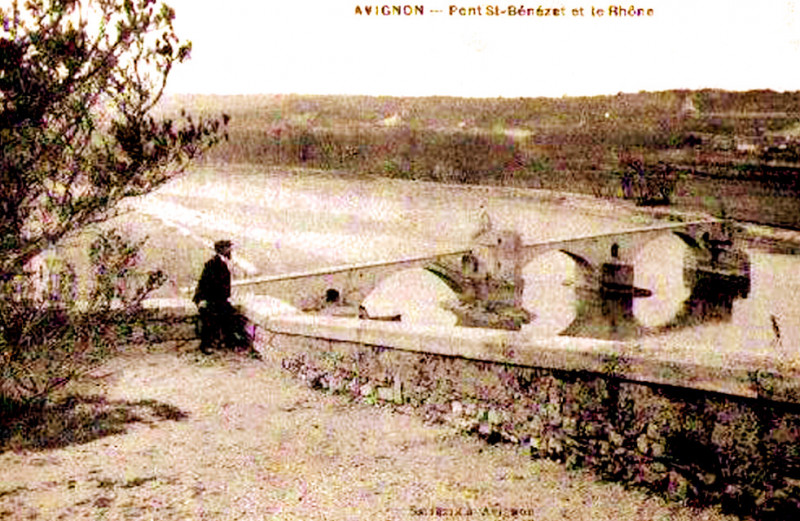 Carte postale ancienne Rochers des doms 1908