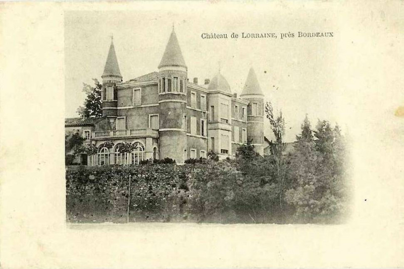 Carte postale ancienne Bordeaux - château de Lorraine à Bordeaux