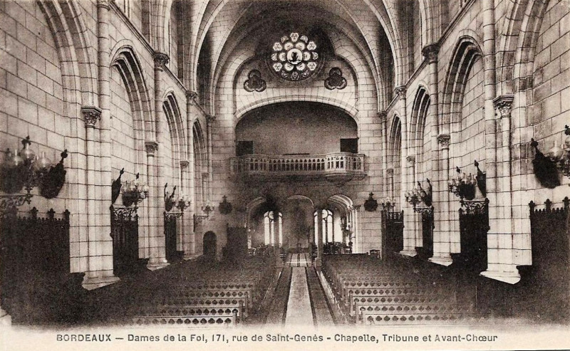 Carte postale ancienne Bordeaux - Dames de la Foi 2 à Bordeaux