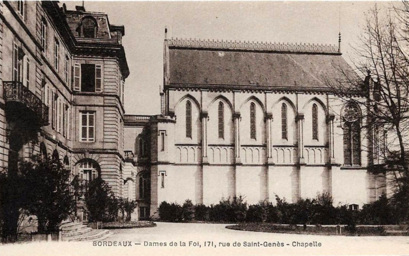 Carte postale ancienne Bordeaux - Dames de la Foi 4 à Bordeaux