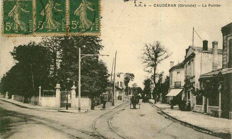 Carte postale ancienne Caudéran - La Pointe 1 à Bordeaux