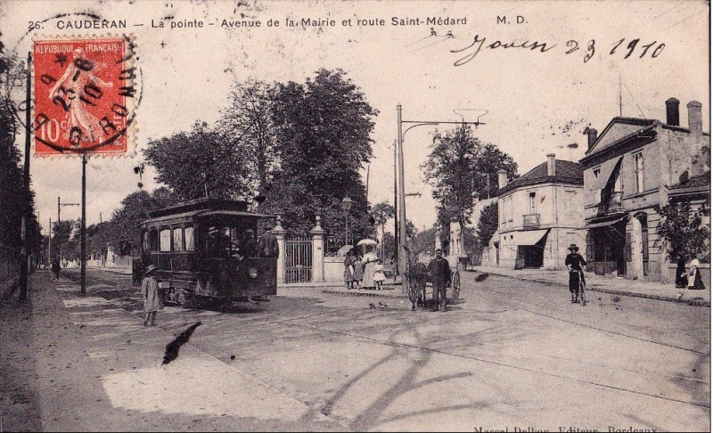 Carte postale ancienne Caudéran - La Pointe 2 à Bordeaux
