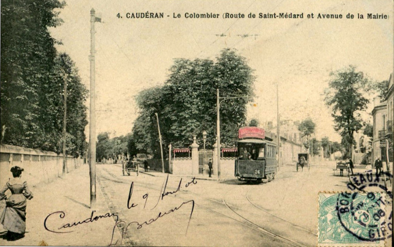 Carte postale ancienne Caudéran - Le Colombier 1a à Bordeaux