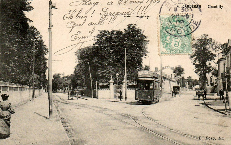 Carte postale ancienne Caudéran - Le Colombier 1b à Bordeaux