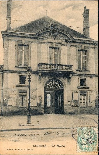 Carte postale ancienne Caudéran - Mairie 2 à Bordeaux