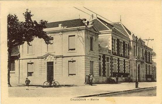 Carte postale ancienne Caudéran - Mairie 3 à Bordeaux