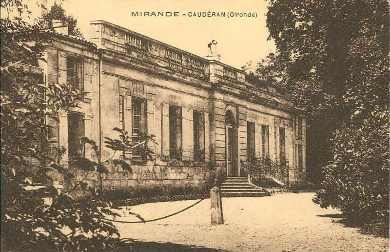 Carte postale ancienne Caudéran - Mirande 1 à Bordeaux