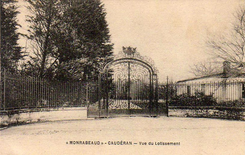 Carte postale ancienne Caudéran - Monrabaud 1 à Bordeaux
