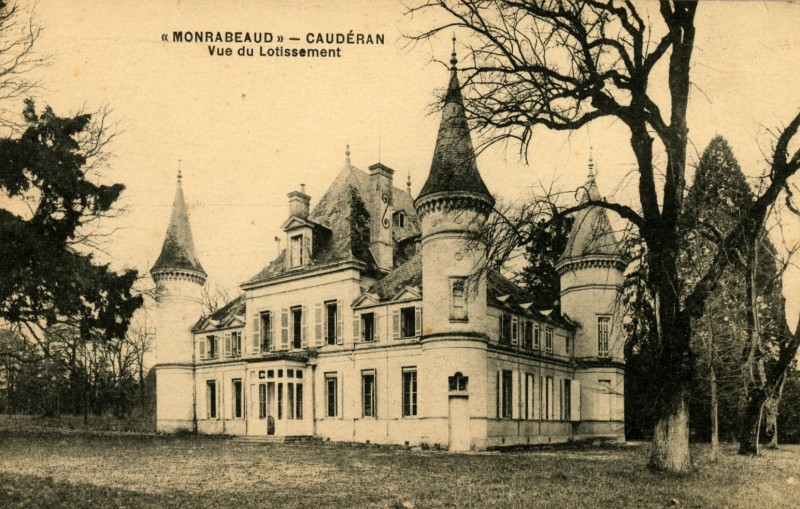 Carte postale ancienne Caudéran - Monrabaud 2 à Bordeaux