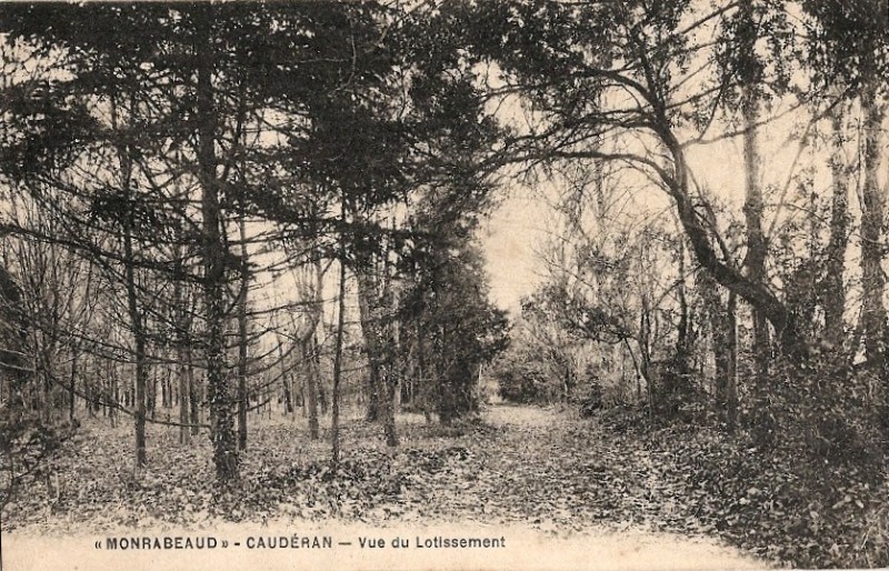 Carte postale ancienne Caudéran - Monrabaud 3 à Bordeaux