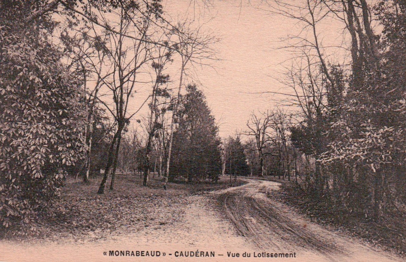 Carte postale ancienne Caudéran - Monrabaud 4 à Bordeaux