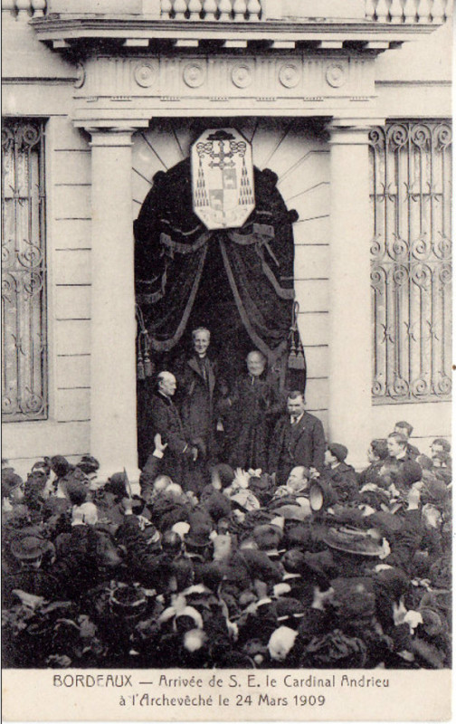 Carte postale ancienne Bordeaux - Cardinal Lecot 2 à Bordeaux