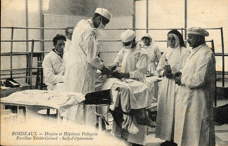 Carte postale ancienne Bordeaux - Hôpital de Pellegrin 4 à Bordeaux