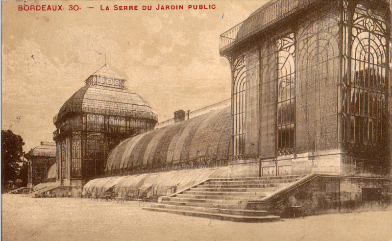 Carte postale ancienne Bordeaux - Jardin public 3 à Bordeaux
