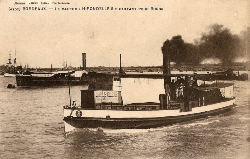 Carte postale ancienne Bordeaux - L'Hirondelle à Bordeaux
