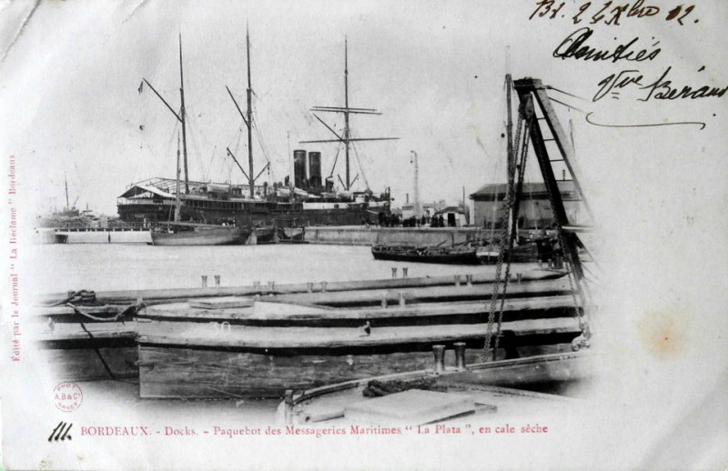 Carte postale ancienne Bordeaux - La Plata à Bordeaux