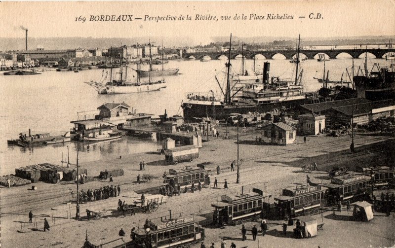 Carte postale ancienne Bordeaux - Port 5 à Bordeaux