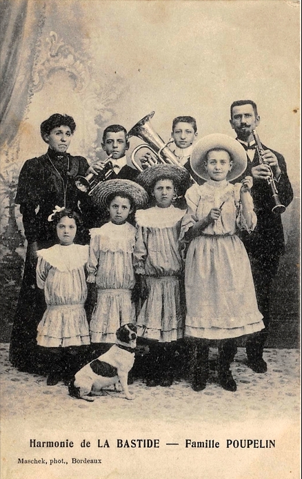 Carte postale ancienne Bordeaux - Harmonie de la Bastide à Bordeaux