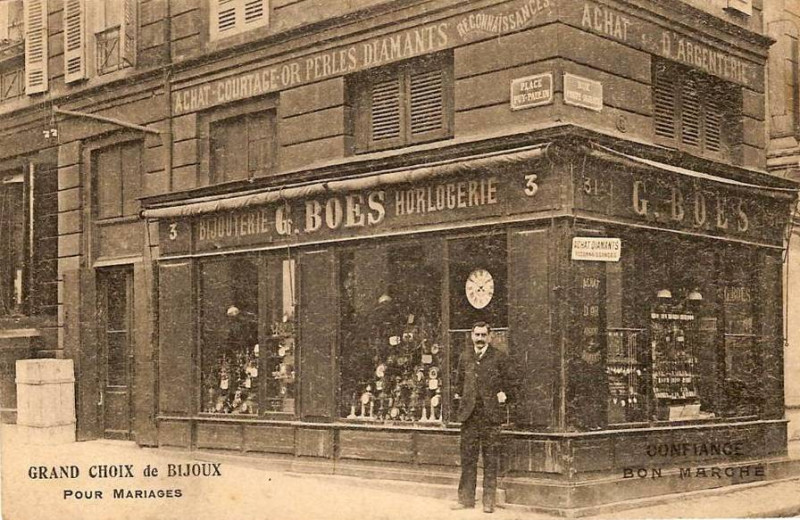 Carte postale ancienne Bordeaux - Maison Boes à Bordeaux