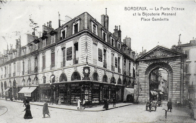 Carte postale ancienne Bordeaux - Maison Mesnard à Bordeaux
