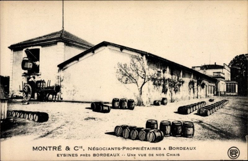 Carte postale ancienne Bordeaux - maison Montré à Bordeaux