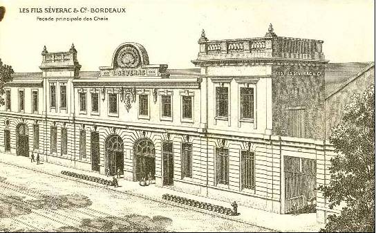 Carte postale ancienne Bordeaux - Maison Séverac à Bordeaux