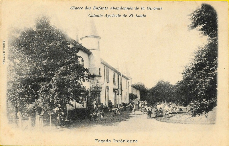 Carte postale ancienne Bordeaux - Colonie agricole de Saint-Louis à Bordeaux