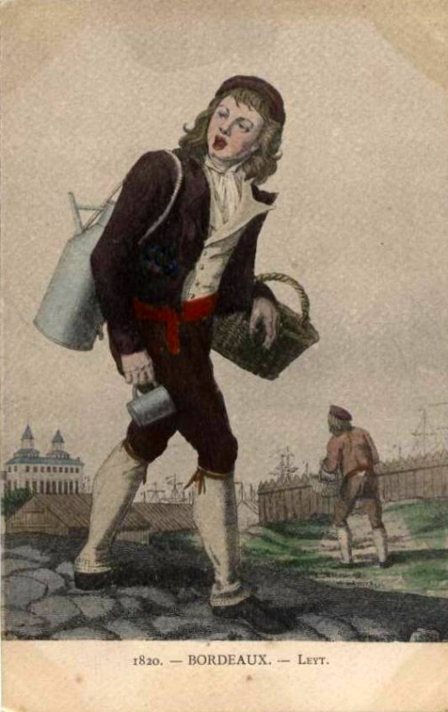 Carte postale ancienne Bordeaux - Types bordelais 100 à Bordeaux