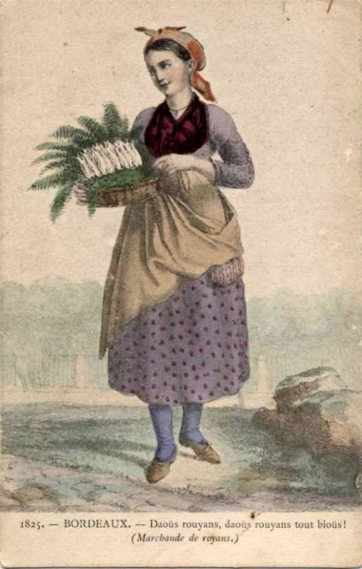 Carte postale ancienne Bordeaux - Types bordelais 101 à Bordeaux