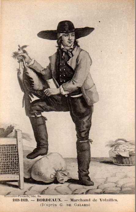 Carte postale ancienne Bordeaux - Types bordelais 102 à Bordeaux