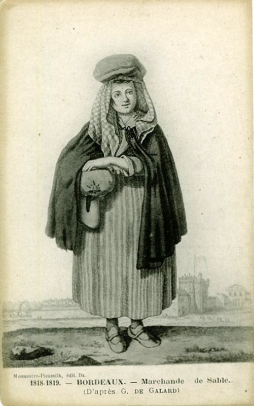 Carte postale ancienne Bordeaux - Types bordelais 103 à Bordeaux