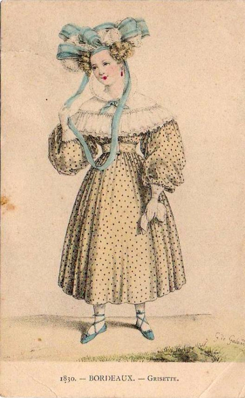 Carte postale ancienne Bordeaux - Types bordelais 107 à Bordeaux